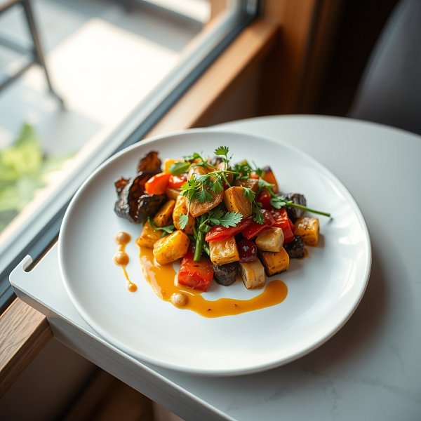 Maitrea restaurace: Víc než jen jídlo bez masa